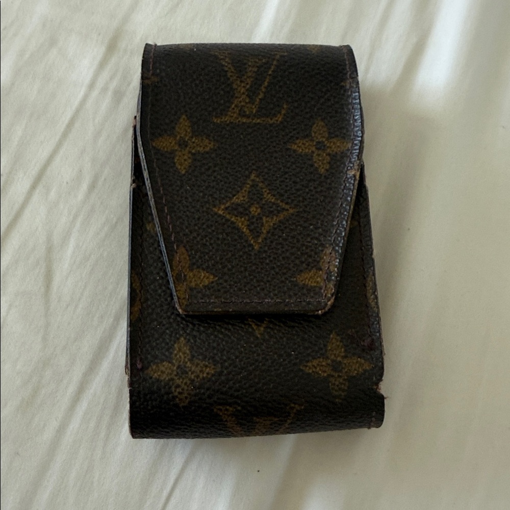 LV Brown Monogram Card Holder OR cigarette case.